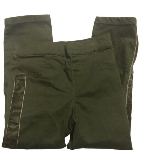 Crazy 8 Pants with Elastic Waist and Back Pockets, 4T, Green - Picture 3 of 4